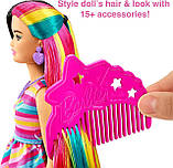 Лялька Барбі Райдужне волосся Barbie Rainbow Totally Hair Doll, фото 5