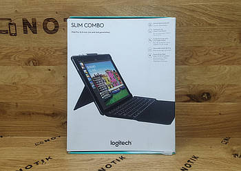 Чохол-клавіатура Logitech SLIM COMBO для iPad Pro 12,9 дюйма (1-е та 2-е покоління) (920-008432) Новий