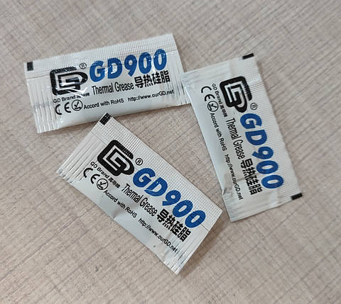 Термопаста GD900 0,5 г 4,8 Вт/м*К сашет, фото 1