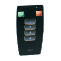 Пульт ДУ для датчиков EE815/EE816 для пользователей, инфракрасный Hager EE808