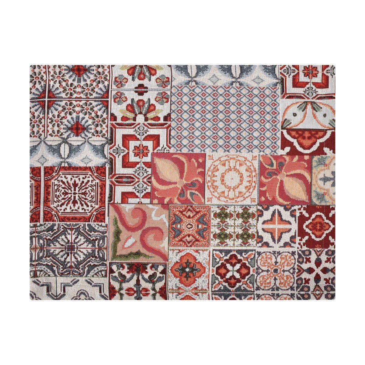 Серветка гобеленова з тефлоновим покриттям "Італійський дворик" Villa Grazia Premium, фото 1