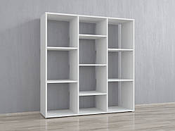 Cтелаж полиця для книг та декору Id0084 Білий Ш 1039/ В 1079/ Г 292