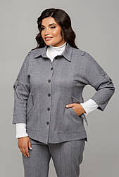 Жакет Емілі сірий 50 (101675)