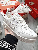 ЗИМА!!! Мужские кроссовки Air Force Low 19 White Winter