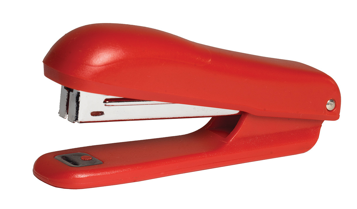 Степлер 10 "Scholz" 4021  45мм 15 арк червоний, шт, фото 1