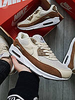 Мужские кроссовки Nike Air Max 90 Beige/Brown