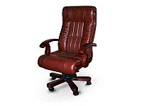 Кресло руководителя Мурано коричнево-вишневое