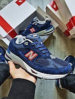 Мужские кроссовки New Balance 991 Blue/red