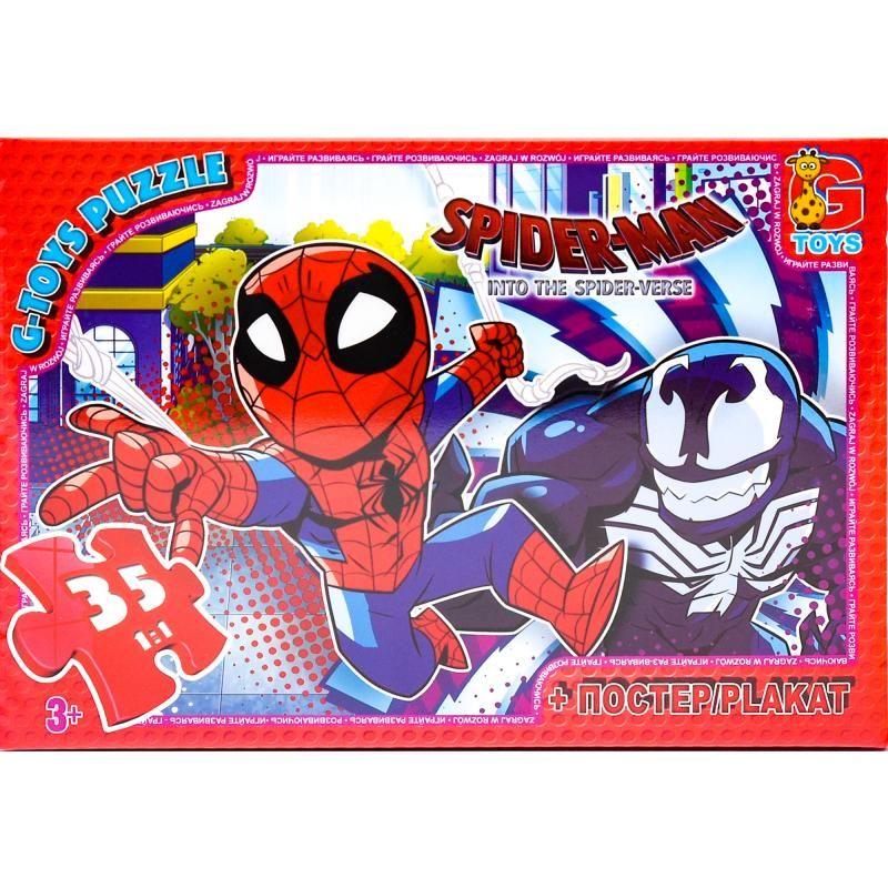 Пазли ТМ "G-Toys" із серії "Людина-павук", 35 ел., шт, фото 1