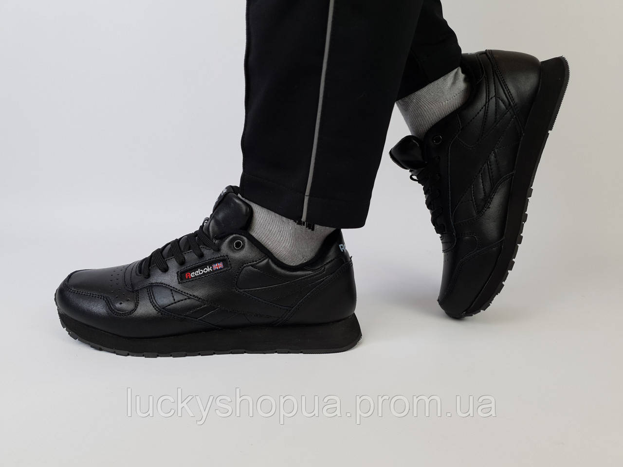 Купить Качественные демисезонные кроссовки, кеды Reebok Classic Leather ...