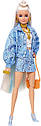 Лялька Барбі Екстра в джинсовій куртці Barbie Extra HHN08, фото 2