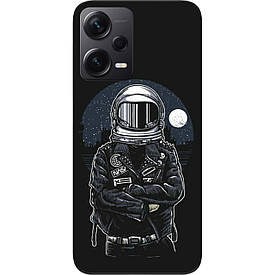 Чохол силіконовий для Xiaomi Redmi Note 12 Pro Plus 5G з картинкою Космонавт і місяць