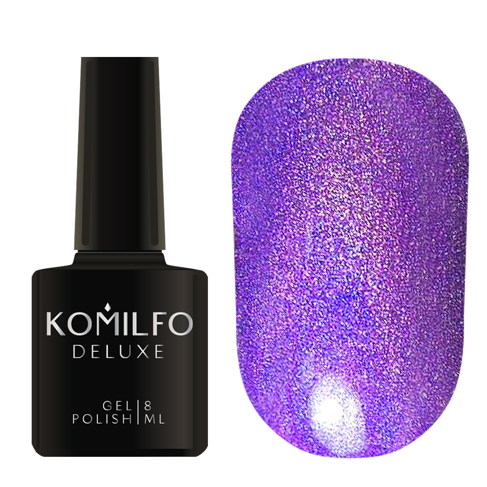 Гель-лак для нігтів Komilfo Holographic 008 синій, 8 мл
