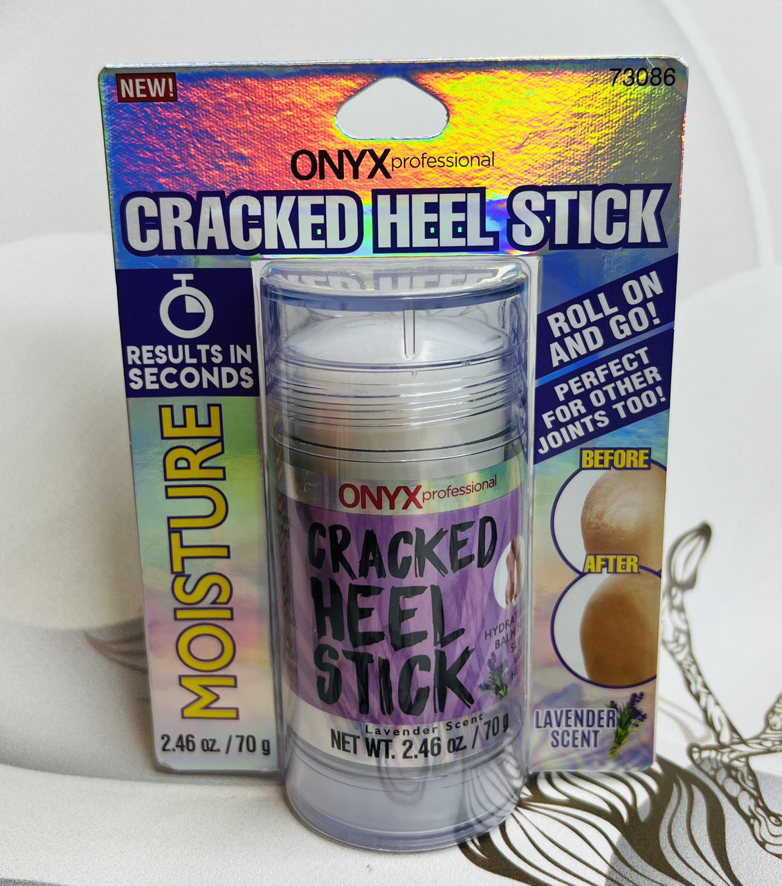 Зволожуючий бальзам для п’ят ONYX Cracked Heel Balm Лаванда