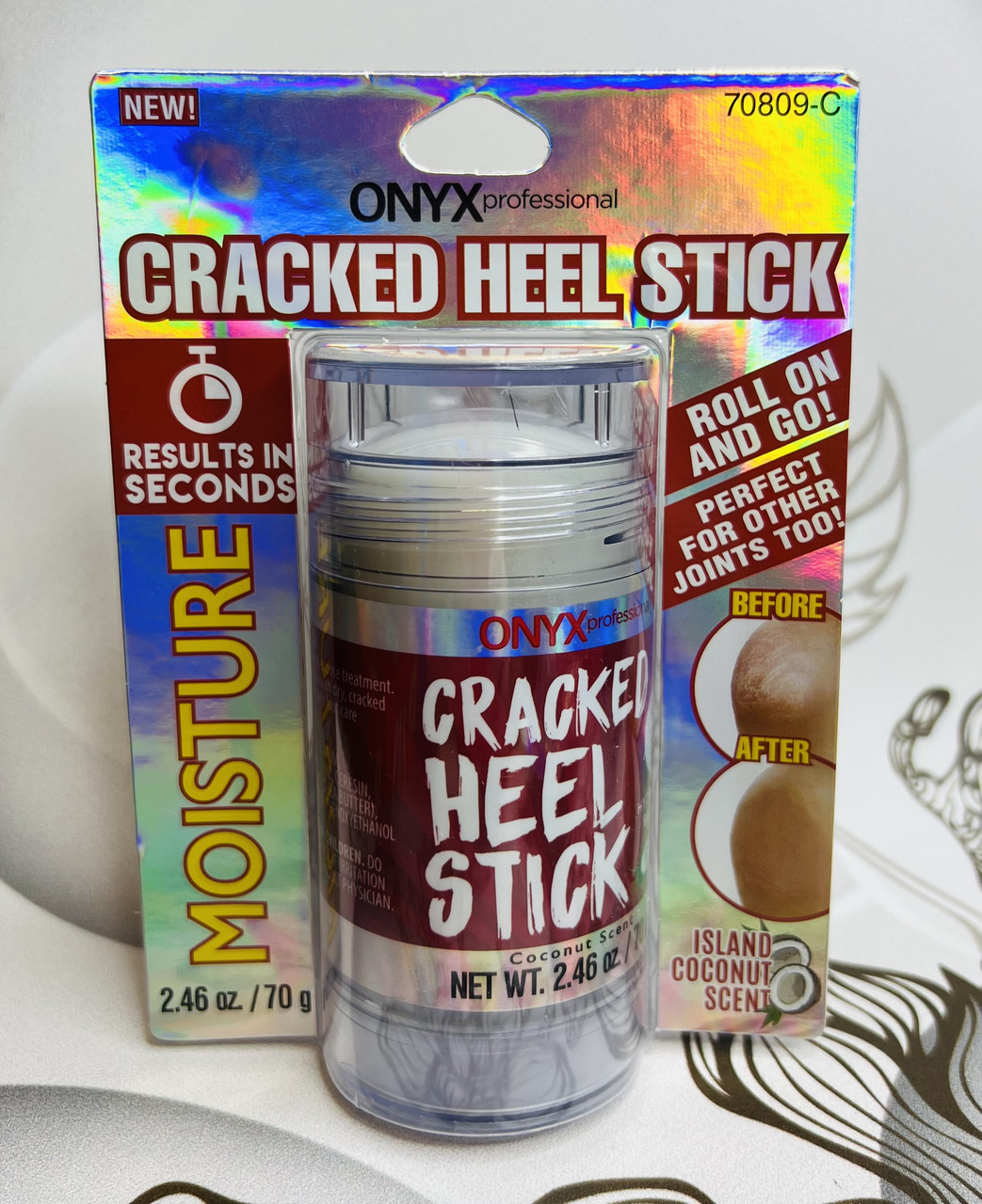 Бальзам для дуже сухих п’ят ONYX Cracked Heel Balm Кокос