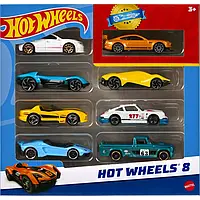 Набор машинок Хот Вилс 8 шт Hot Wheels Set of 8 Basic Toy Cars