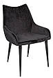 Стілець обідній Matiz велюр + фарбований метал (антрацит),, фото 2