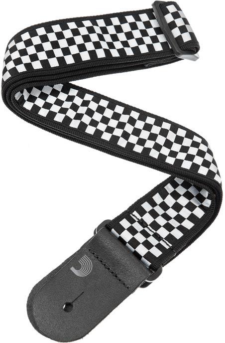 Ремінь гітарний D'Addario 50C02 NYLON WOVEN GUITAR STRAP (CHECK MATE), фото 1