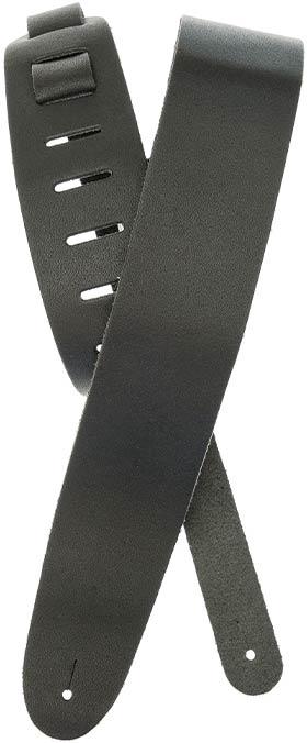 Ремінь гітарний D'Addario 25BL00 Basic Leather Guitar Strap (Black), фото 1