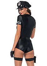 Костюм поліцейської Leg Avenue Flirty Five-0 Cop M, фото 3