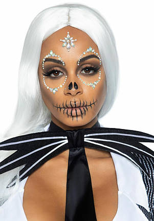 Прикраси для обличчя та грудей Leg Avenue Skeleton face and chest jewels O/S, фото 1