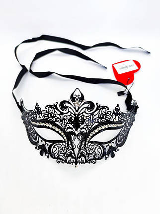 Маска на очі Eye mask metal black, фото 2