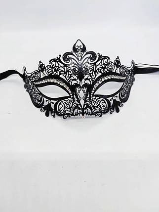 Маска на очі Eye mask metal black, фото 3