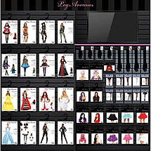 Чоловічий костюм Графа Дракули Leg Avenue Deluxe, M/L, 4 предмети, чорний, фото 5