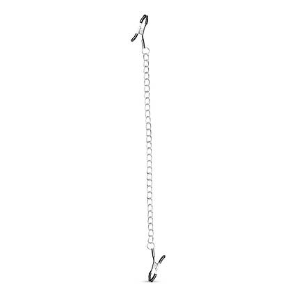 Затискачі на соски DS Fetish Nipple clamps iron L silver 66,2 g, фото 4