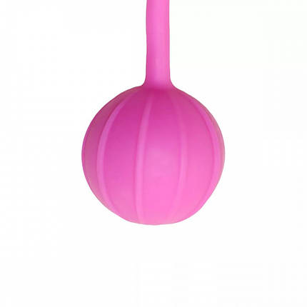Вагінальні кульки Easytoys Vertical Ribbed Geisha рожеві, фото 3
