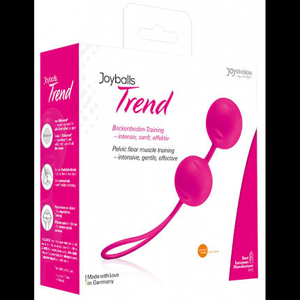 Вагінальні кульки JOY Division Joyballs Trend, magenta, фото 3