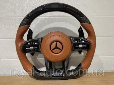 Кермо карбонове Mercedes Мерседес AMG G Class W463 W464 G55 G63 G65 АМГ Гелендваген Гелик кермо карбонове, фото 1