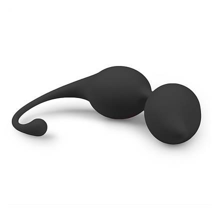 Вагінальні кульки Easytoys, силіконові, чорні, 20 х 3 см, фото 3