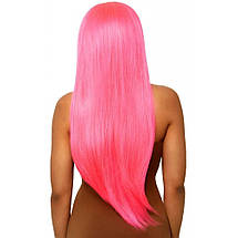 Довга пряма перука Leg Avenue, рожевий 83см., фото 2