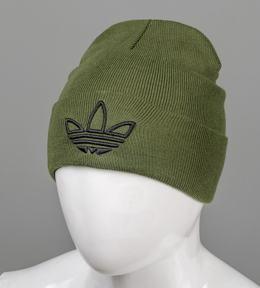 Шапка молодіжна з вишивкою Adidas (m33), Хакі