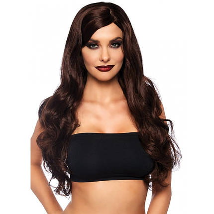 Перука довга каштанова Leg Avenue Long Wavy Wig, 68.5 см, фото 1