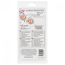 Вагінальні кульки CalExotics Climax Weighted Kegel Balls Nickel-Free - Rose Gold, фото 5