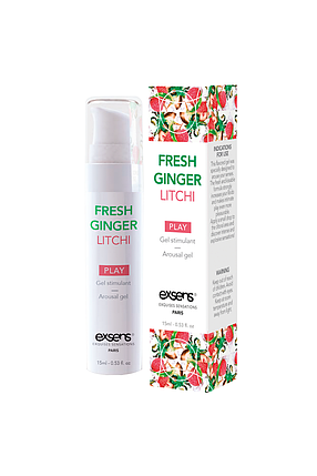 Збудливий гель для жінок EXSENS AROUSAL GEL FRESH GINGER LITHCI 15ML, фото 3