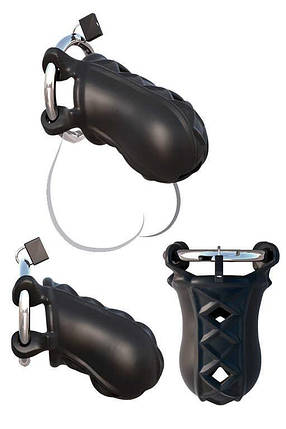 Пояс вірності Fantasy C-ringz Silicone Penis Blocker Chastity Device With Adjustable C-ring, фото 2