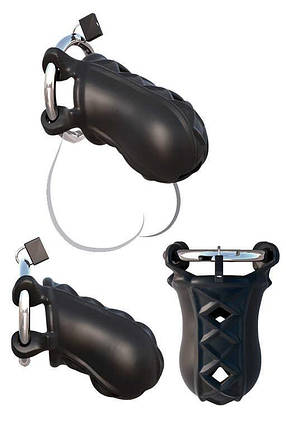 Пояс вірності Fantasy C-ringz Silicone Penis Blocker Chastity Device With Adjustable C-ring, фото 4