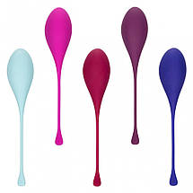 Набір вагінальних кульок California Exotics Kegel Training 5-Piece Set, фото 3