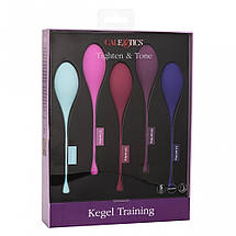 Набір вагінальних кульок California Exotics Kegel Training 5-Piece Set, фото 4