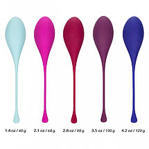 Набір вагінальних кульок California Exotics Kegel Training 5-Piece Set, фото 6