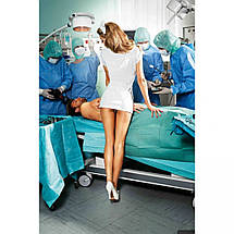 Ігровий костюм медсестри NURSES COAT WITH RED DETAILS AND HAT, OS, фото 6