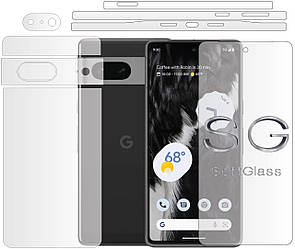 М'яке скло для Google Pixel 7 комплект: для передньої і задньої панелі поліуретанове SoftGlass