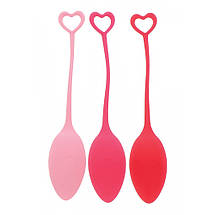 Набір вагінальних кульок Mae B Pelvic Floor Exercise Kegel Balls - Red, фото 4