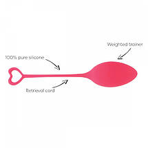 Набір вагінальних кульок Mae B Pelvic Floor Exercise Kegel Balls - Red, фото 6