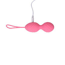 Віброяйце з пультом керування Chisa Ridged Vibrating Bullet-Pink, фото 5