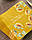 Багатошарові паперові серветки жовті соняхи 33х33 см, фото 3