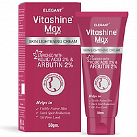 Крем от пигментации с коевой кислотой и арбутином ELEGANT Vitashine Max Cream 50 г